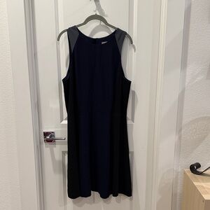 Banana Republic Navy and Black Mini Dress